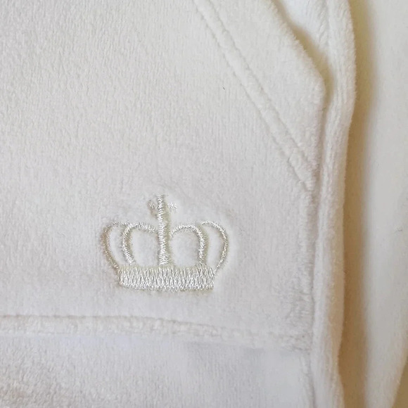 Juicey Couture Ivory Velvet  Loungewear Athleisure Soft Girl - Picture 3 of 6